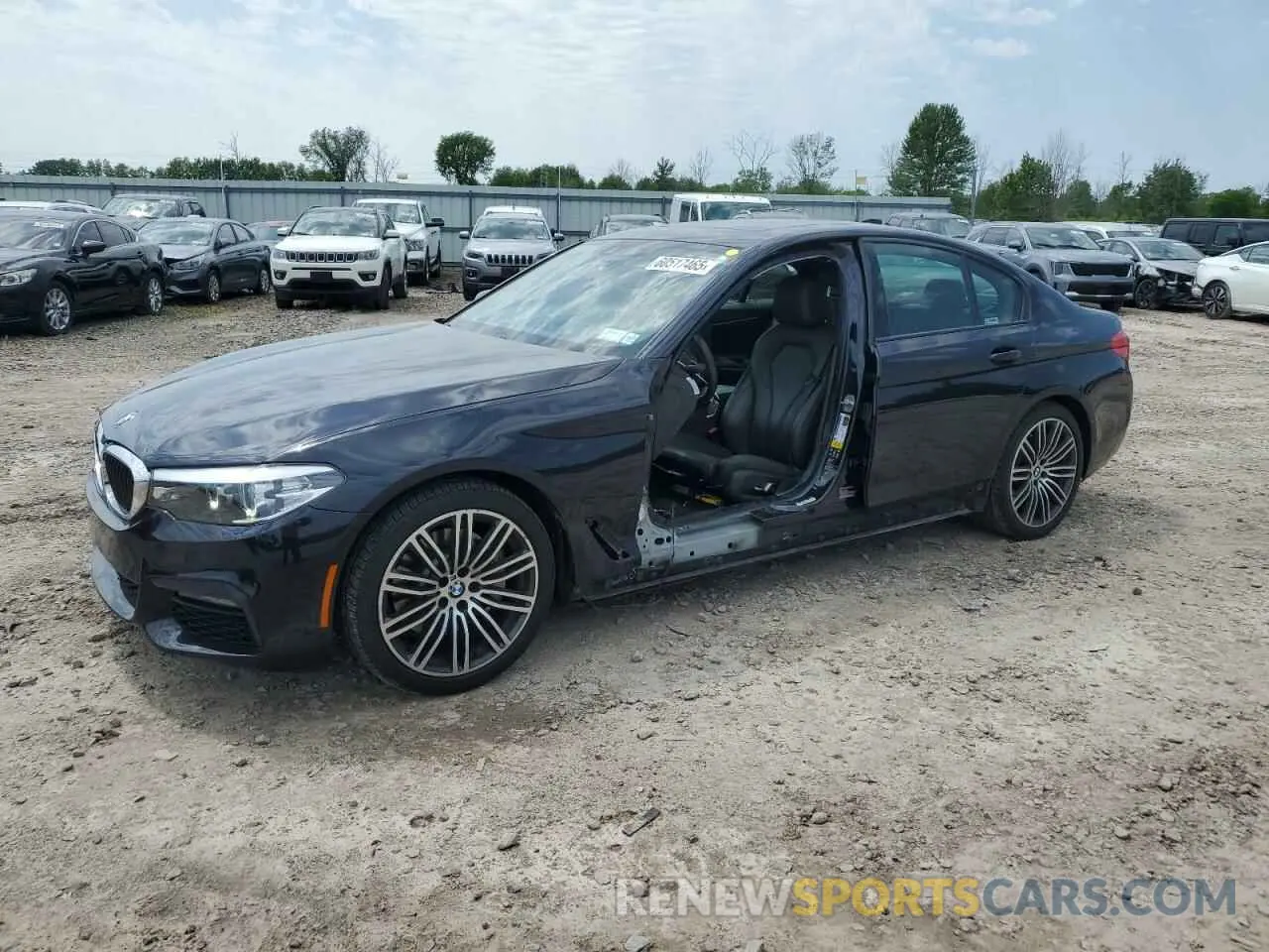 1 fotografías del automóvil dañado WBAJE7C55KWD55834 BMW 5 SERIES 2019