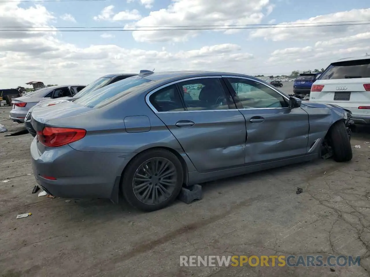 3 fotografías del automóvil dañado WBAJE7C57KWW10643 BMW 5 SERIES 2019