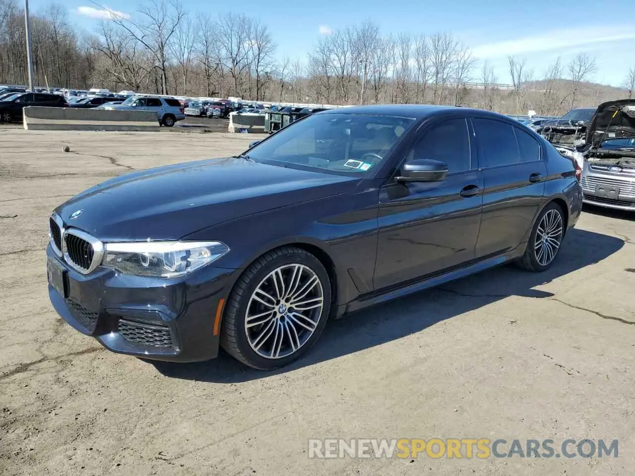1 fotografías del automóvil dañado WBAJE7C57KWW20203 BMW 5 SERIES 2019