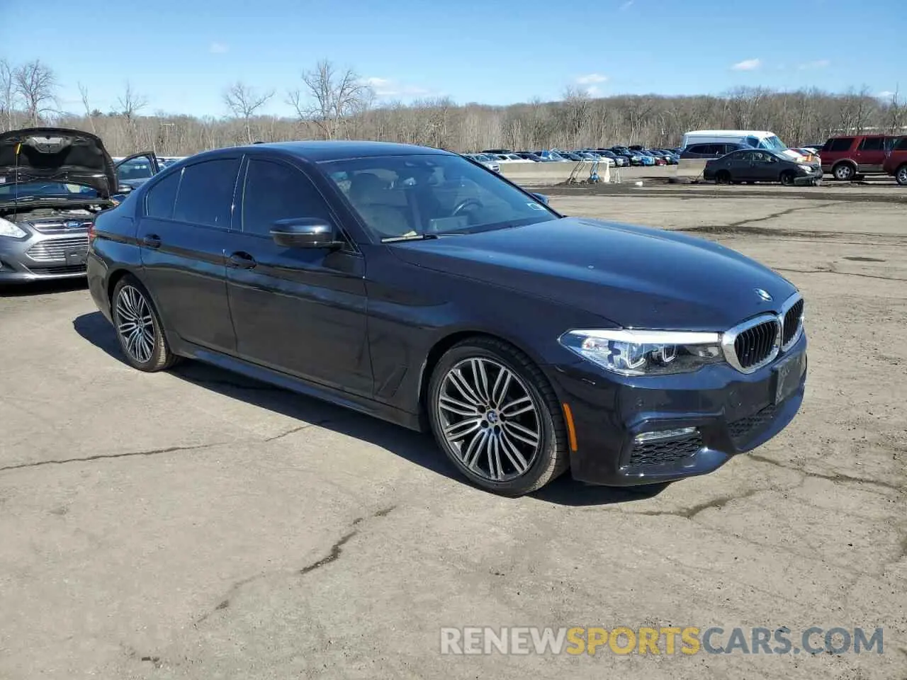 4 fotografías del automóvil dañado WBAJE7C57KWW20203 BMW 5 SERIES 2019