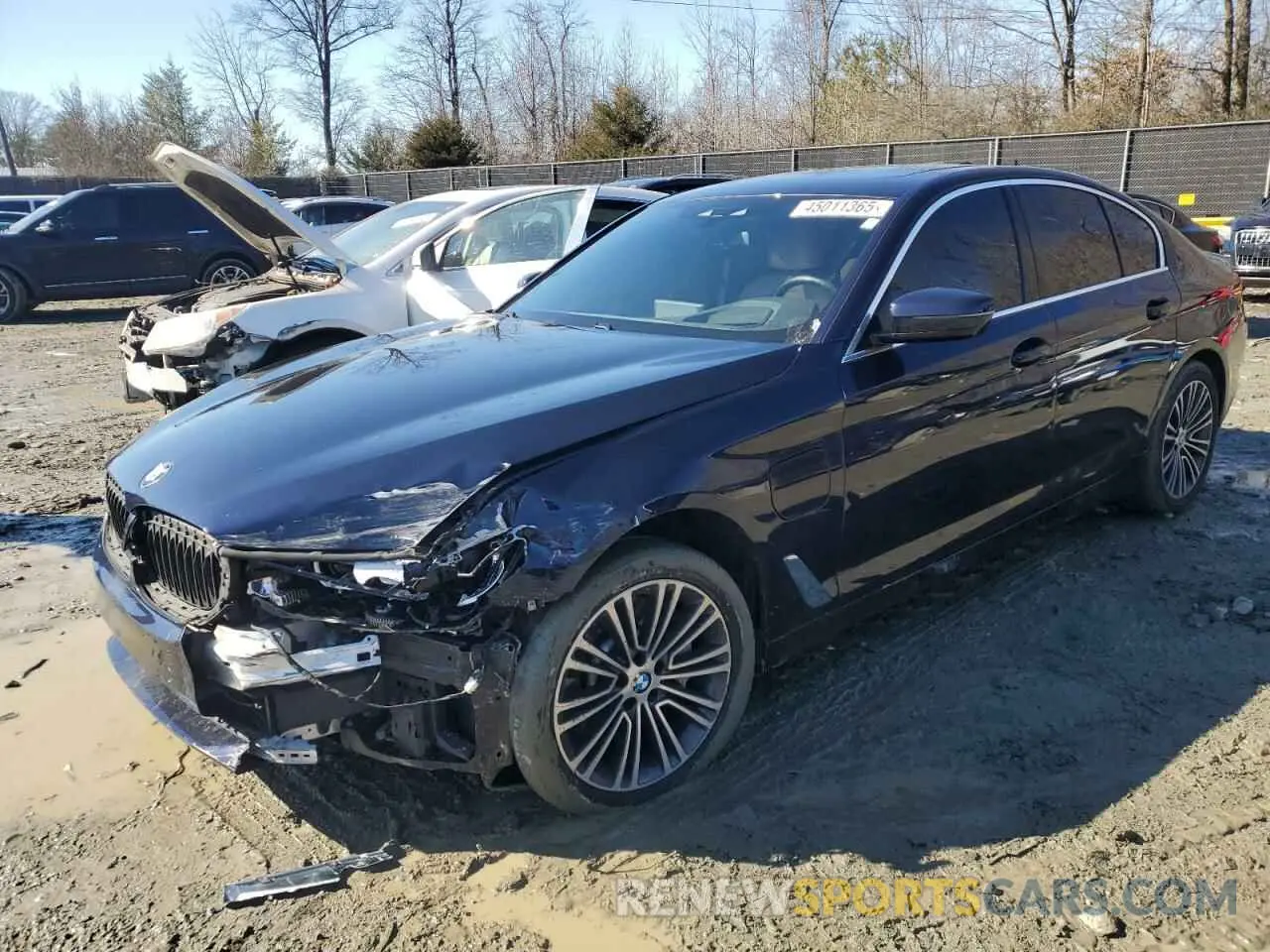 1 fotografías del automóvil dañado WBAJA9C00LB399824 BMW 5 SERIES 2020