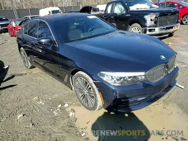 10 fotografías del automóvil dañado WBAJA9C00LB399824 BMW 5 SERIES 2020