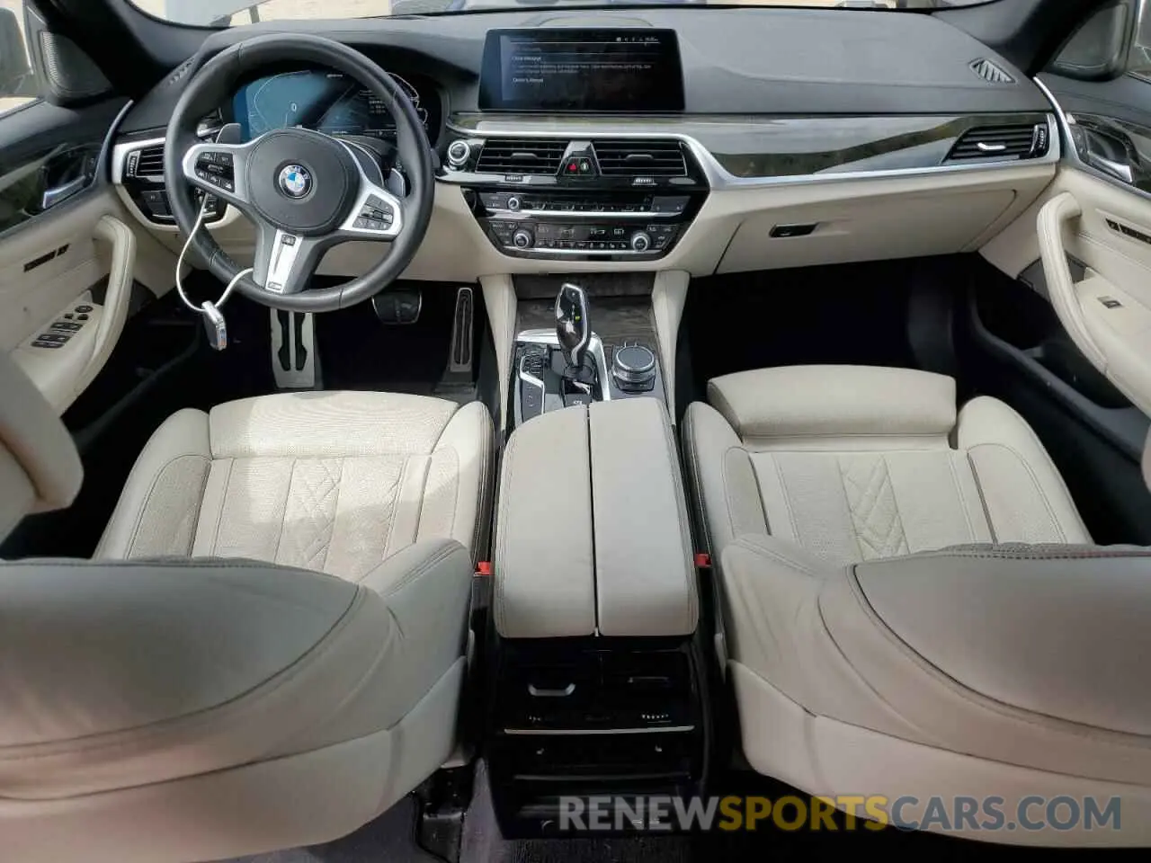 8 fotografías del automóvil dañado WBAJA9C01LCE28731 BMW 5 SERIES 2020