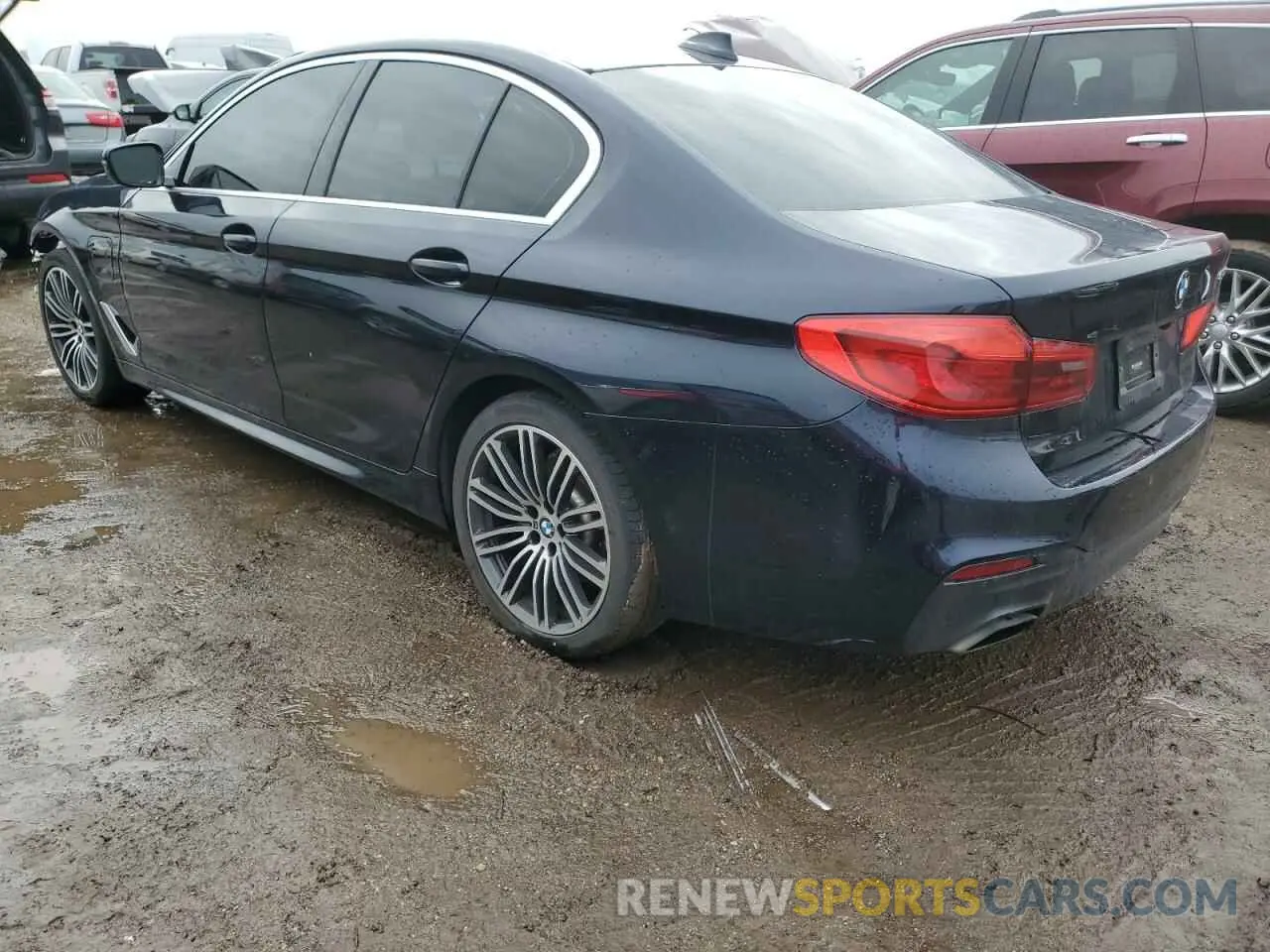 2 fotografías del automóvil dañado WBAJB1C04LCD27469 BMW 5 SERIES 2020