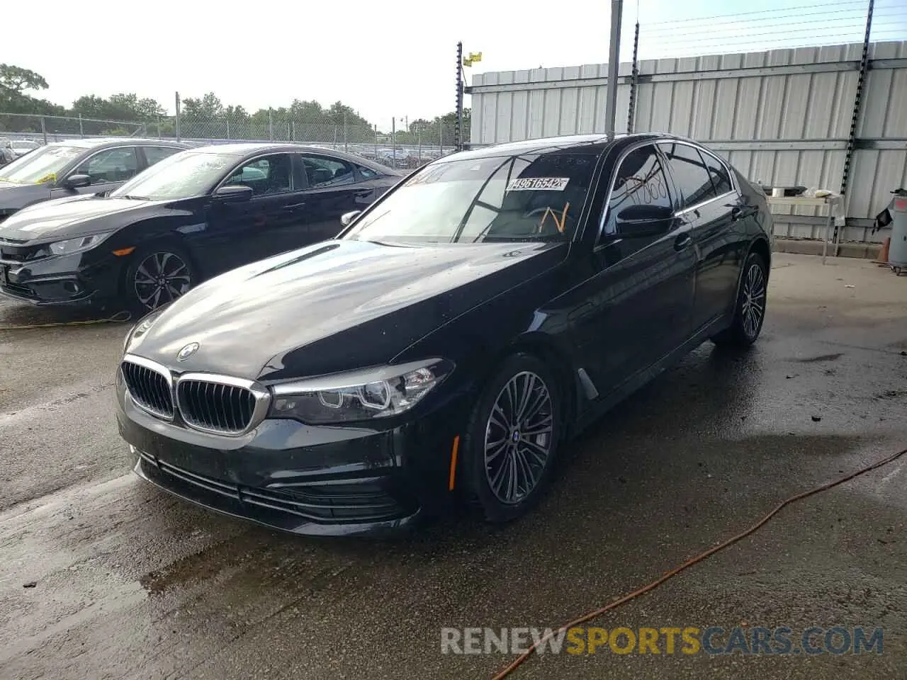 2 fotografías del automóvil dañado WBAJB1C07LCE10734 BMW 5 SERIES 2020