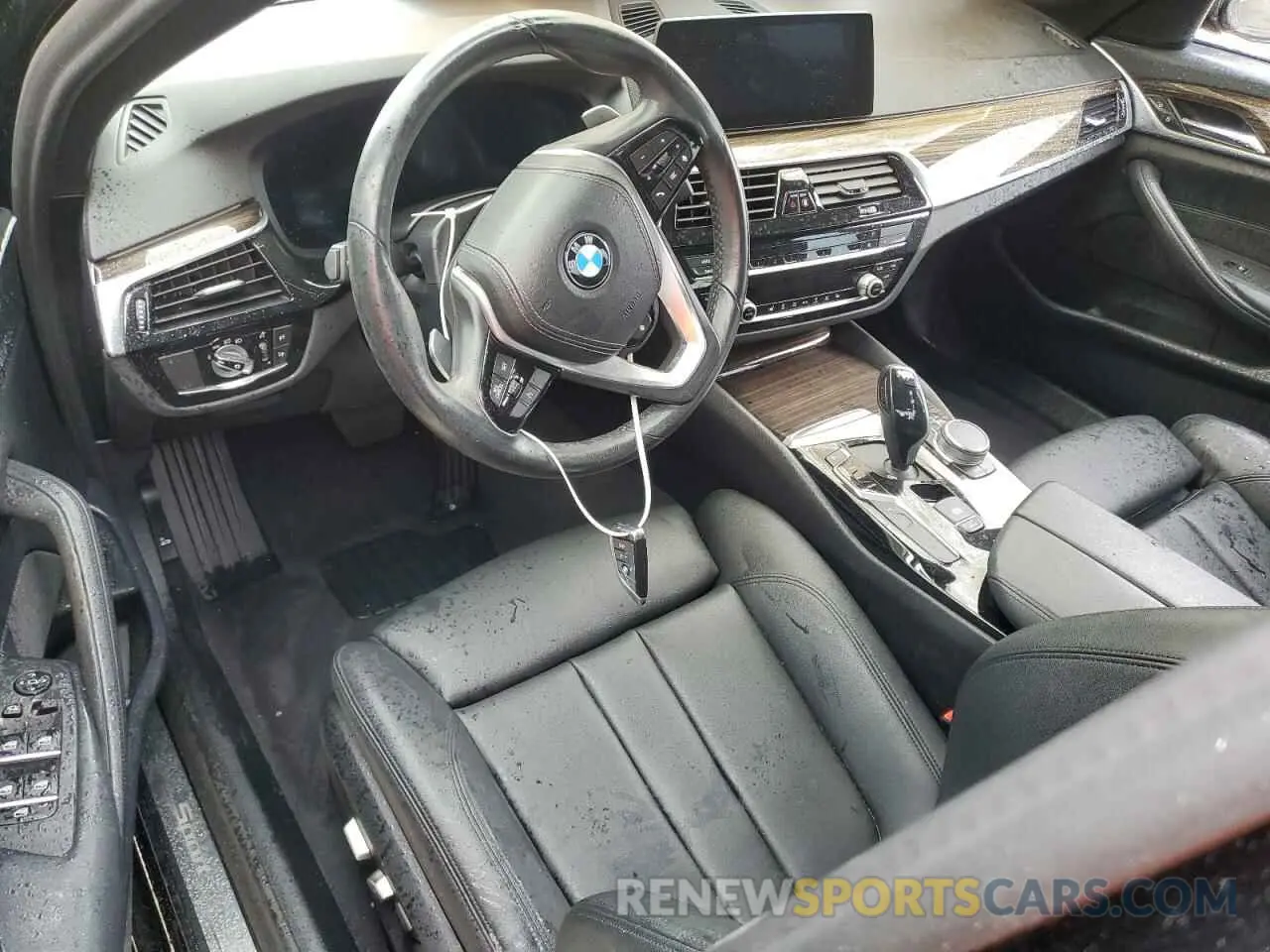 8 fotografías del automóvil dañado WBAJR3C00LWW65762 BMW 5 SERIES 2020