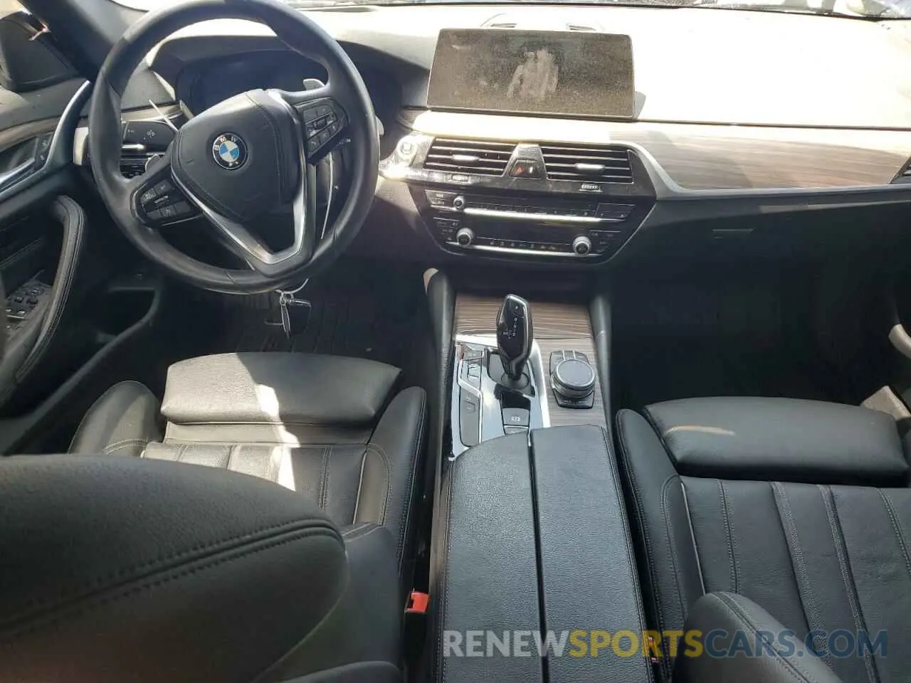 8 fotografías del automóvil dañado WBAJR3C00LWW76874 BMW 5 SERIES 2020