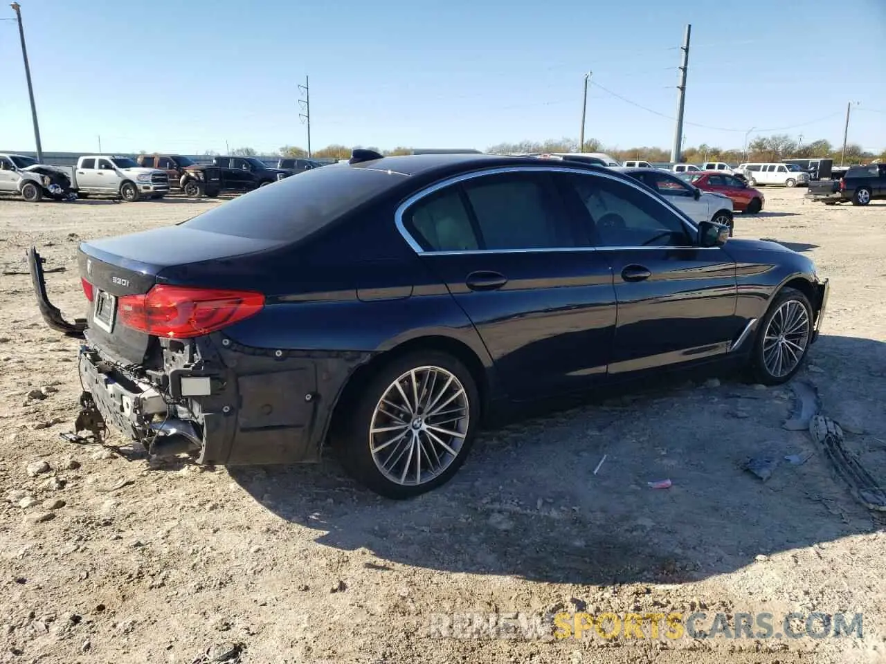 3 fotografías del automóvil dañado WBAJR3C01LCD61215 BMW 5 SERIES 2020