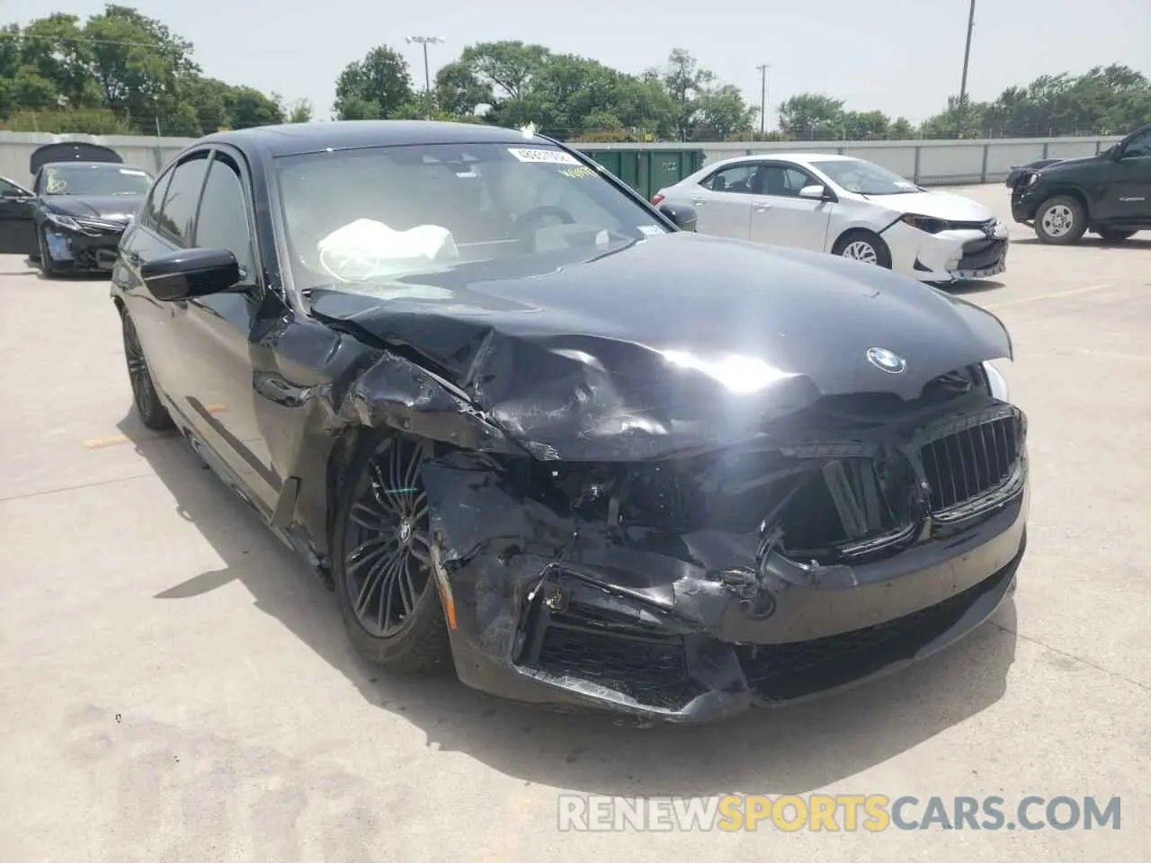 1 fotografías del automóvil dañado WBAJR3C01LWW68377 BMW 5 SERIES 2020