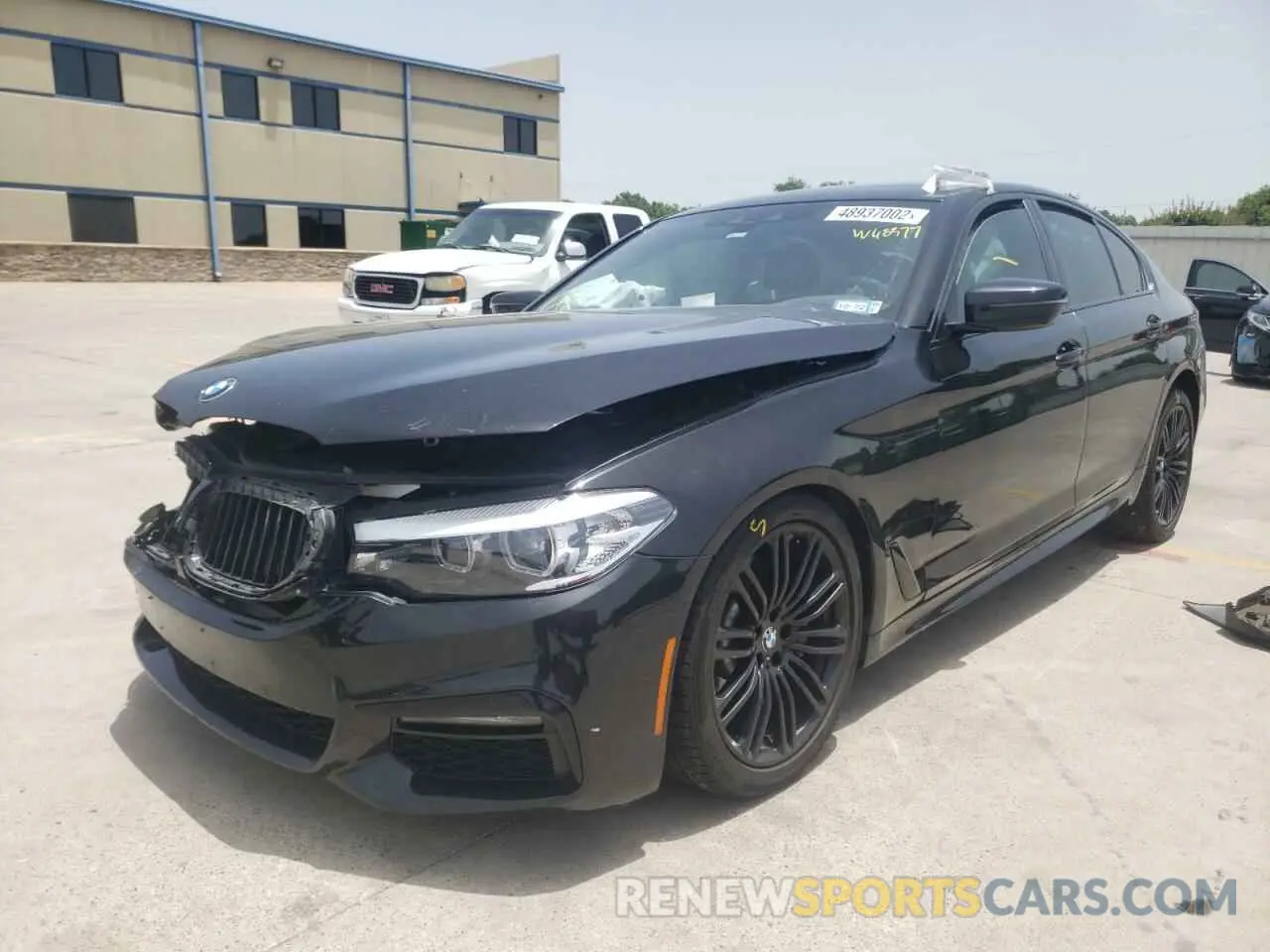 2 fotografías del automóvil dañado WBAJR3C01LWW68377 BMW 5 SERIES 2020