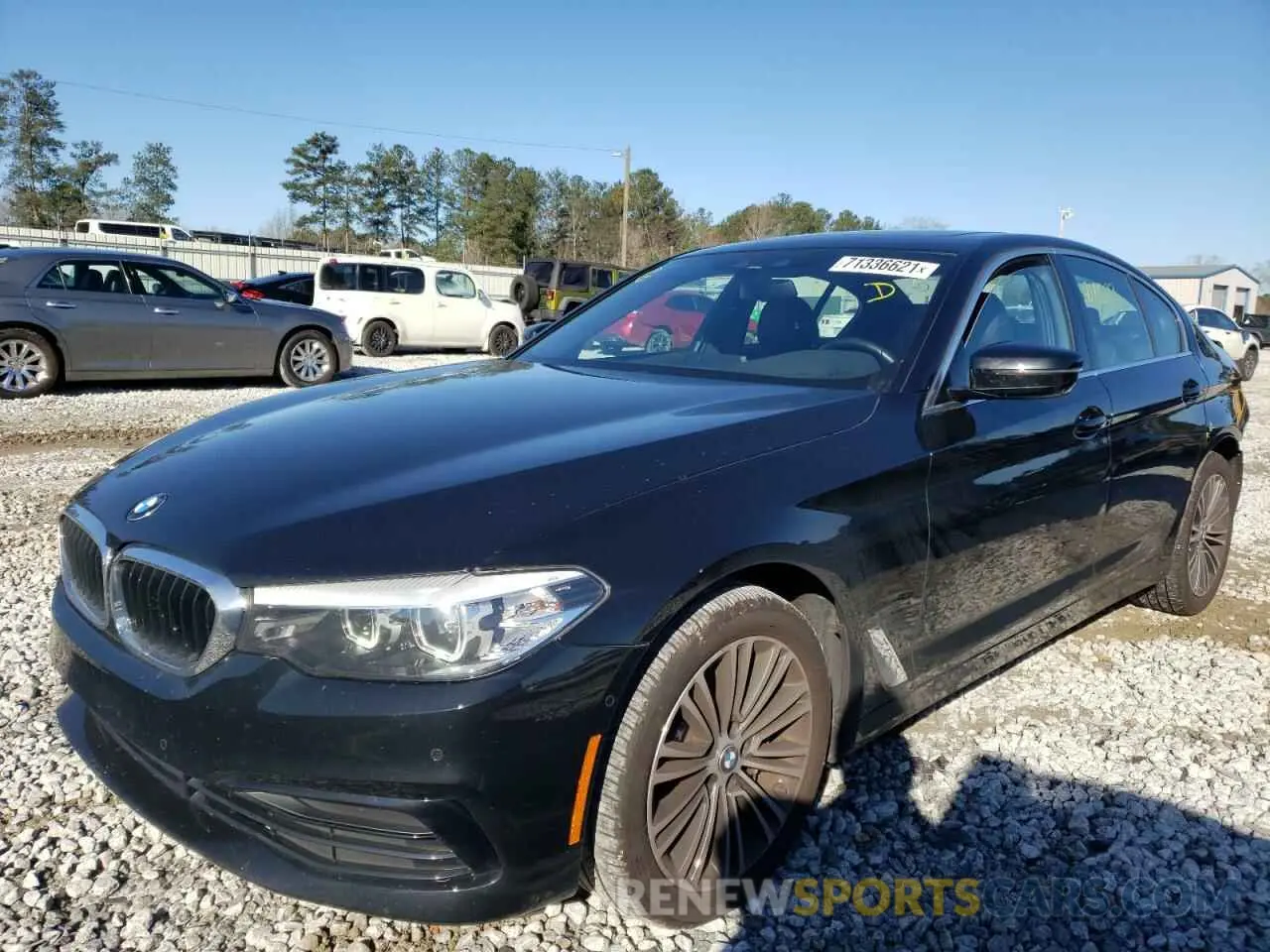 2 fotografías del automóvil dañado WBAJR3C03LCD67484 BMW 5 SERIES 2020