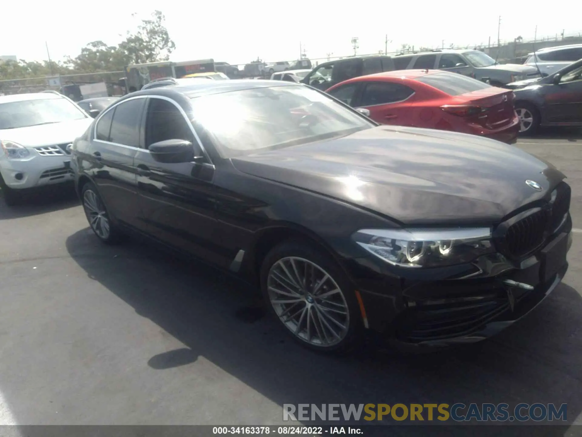 1 fotografías del automóvil dañado WBAJR3C03LWW65996 BMW 5 SERIES 2020