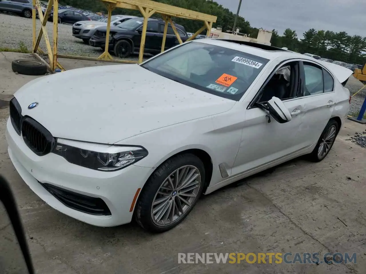 1 fotografías del automóvil dañado WBAJR3C03LWW70308 BMW 5 SERIES 2020