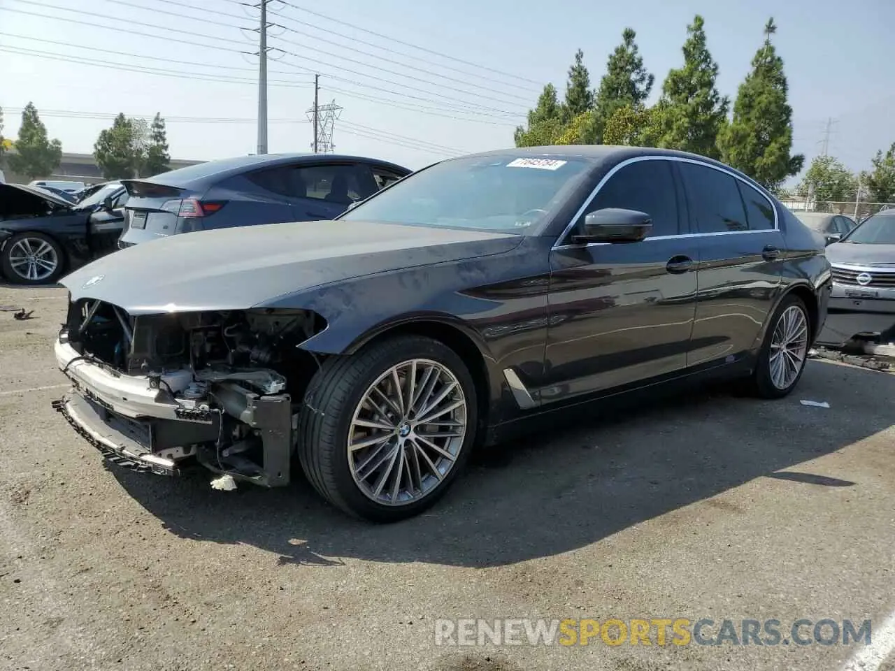 1 fotografías del automóvil dañado WBAJR3C04LWW81818 BMW 5 SERIES 2020