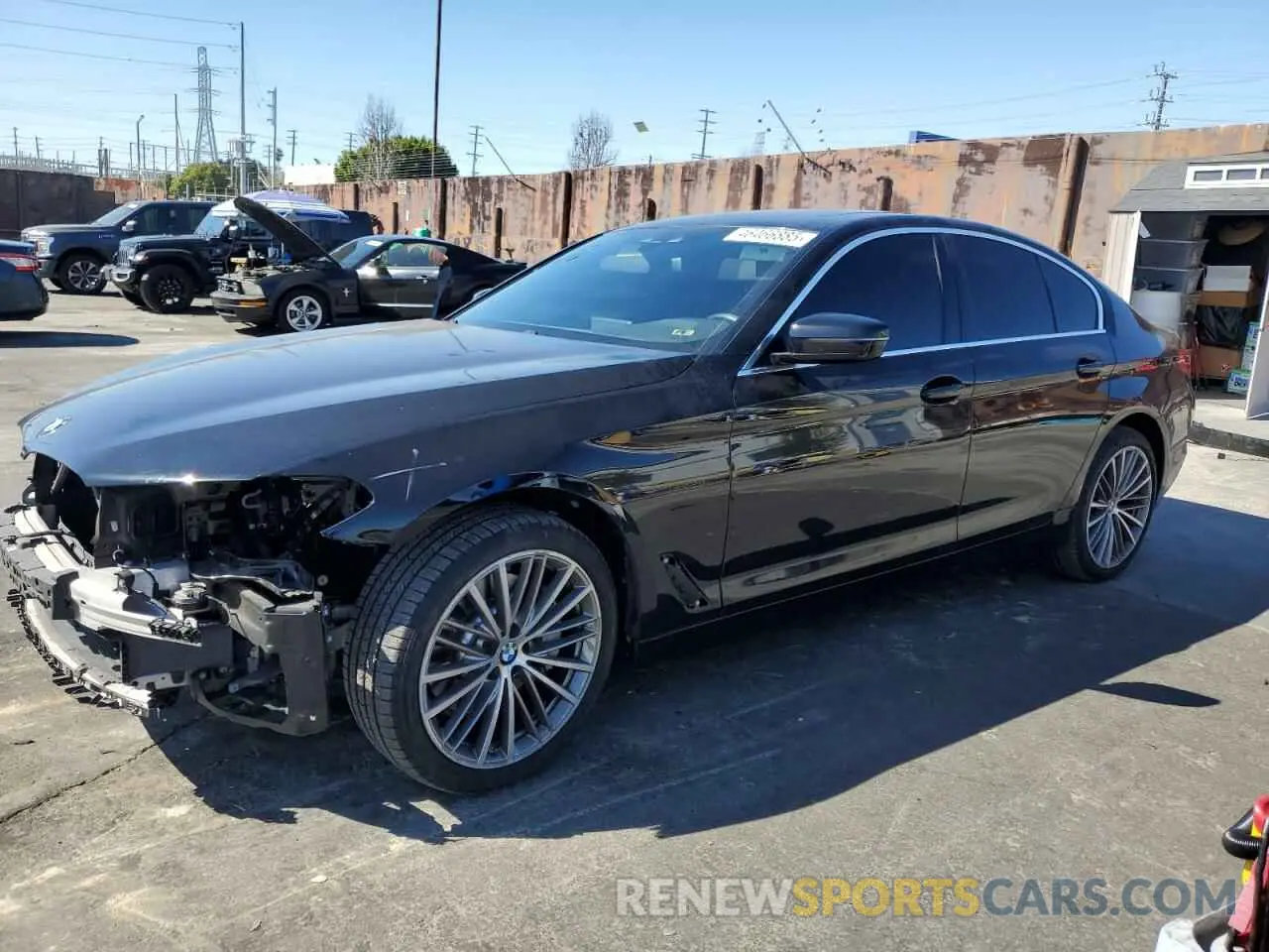 1 fotografías del automóvil dañado WBAJR3C05LCE13851 BMW 5 SERIES 2020