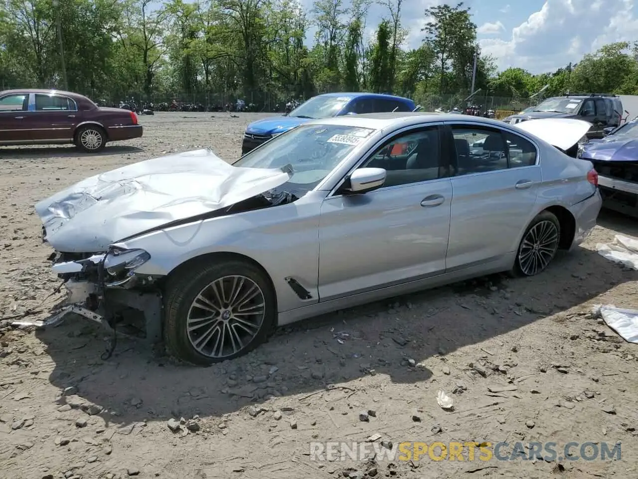1 fotografías del automóvil dañado WBAJR3C06LWW60422 BMW 5 SERIES 2020