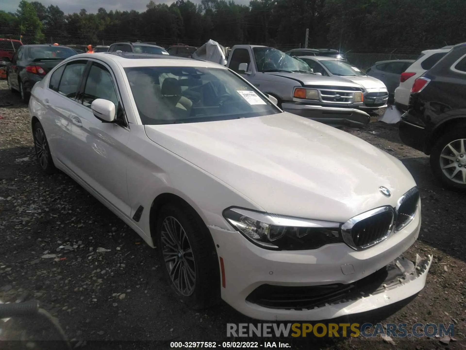 1 fotografías del automóvil dañado WBAJR3C06LWW68388 BMW 5 SERIES 2020