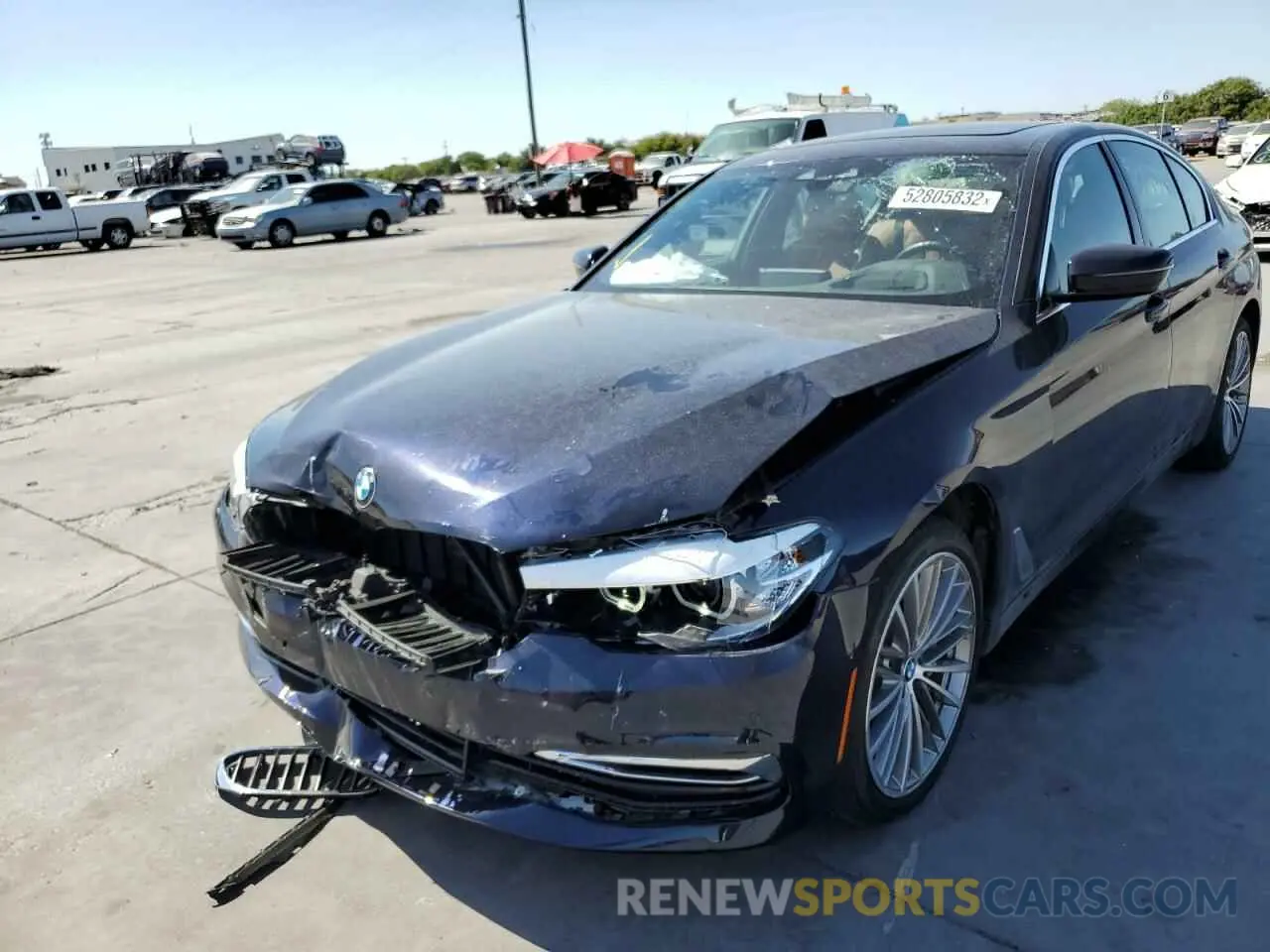 2 fotografías del automóvil dañado WBAJR3C07LCD20510 BMW 5 SERIES 2020