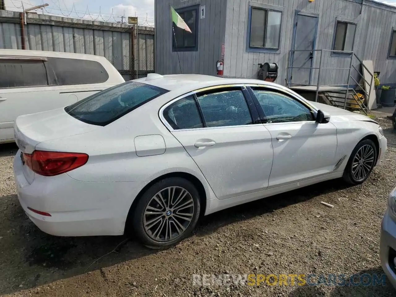 3 fotografías del automóvil dañado WBAJR3C08LBP95358 BMW 5 SERIES 2020