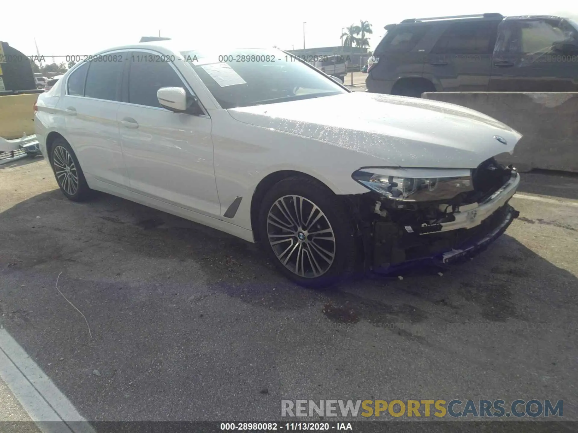 1 fotografías del automóvil dañado WBAJR3C08LCD06826 BMW 5 SERIES 2020