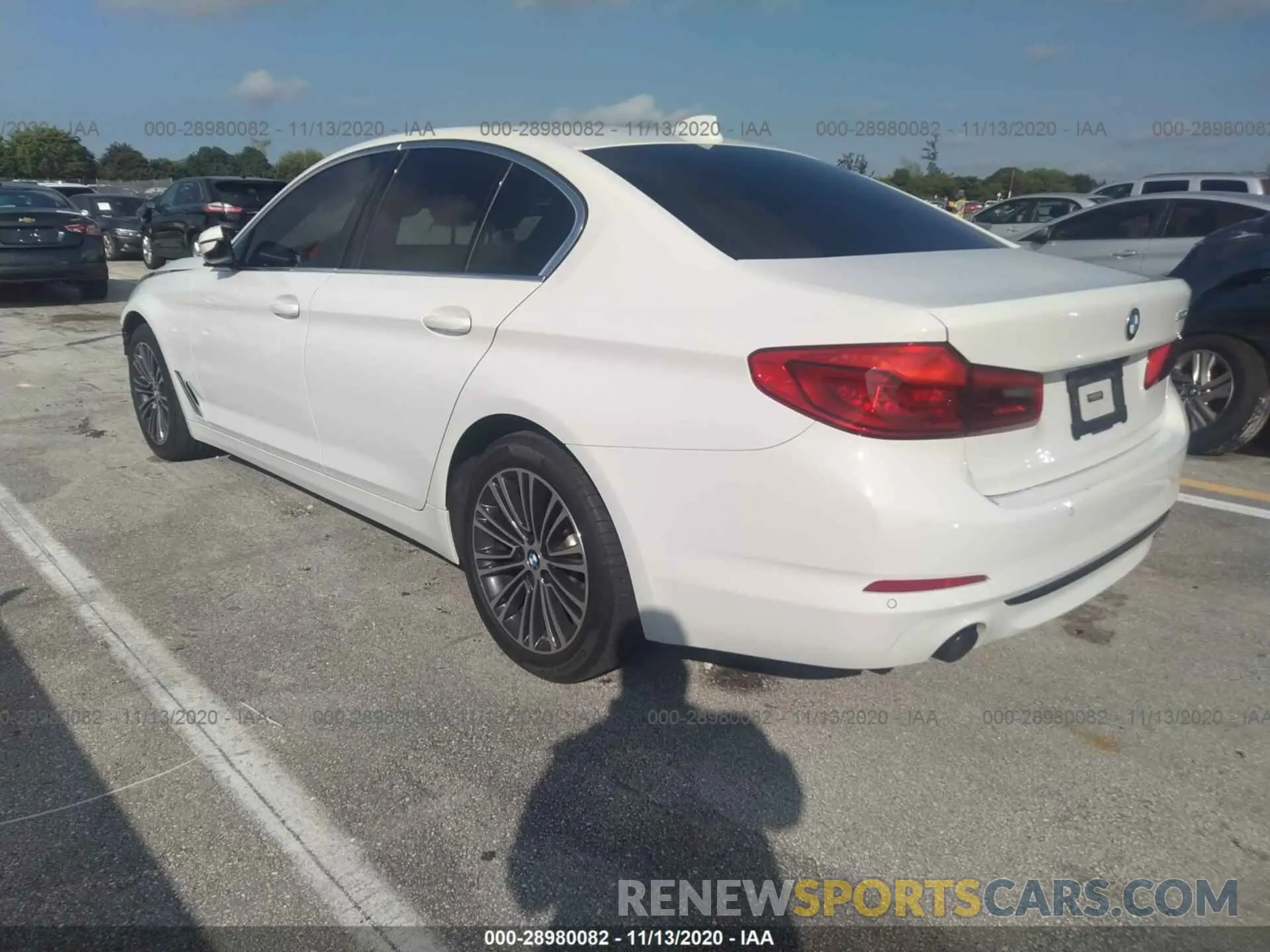 3 fotografías del automóvil dañado WBAJR3C08LCD06826 BMW 5 SERIES 2020