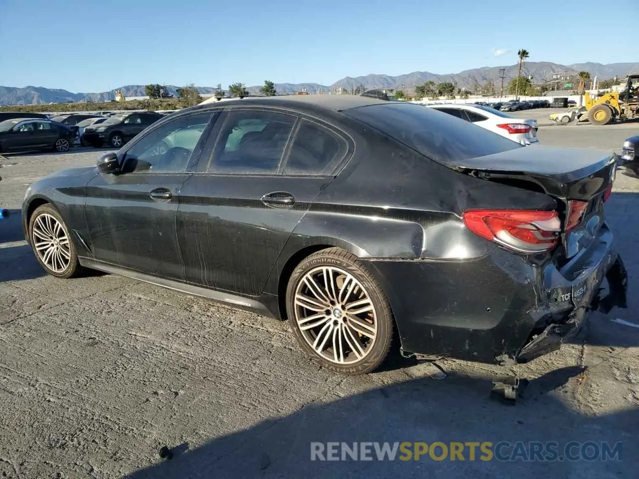2 fotografías del automóvil dañado WBAJR3C09LCD74424 BMW 5 SERIES 2020