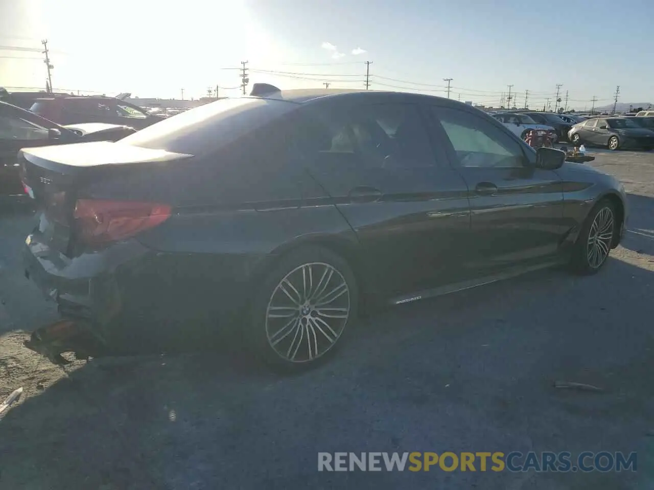 3 fotografías del automóvil dañado WBAJR3C09LCD74424 BMW 5 SERIES 2020