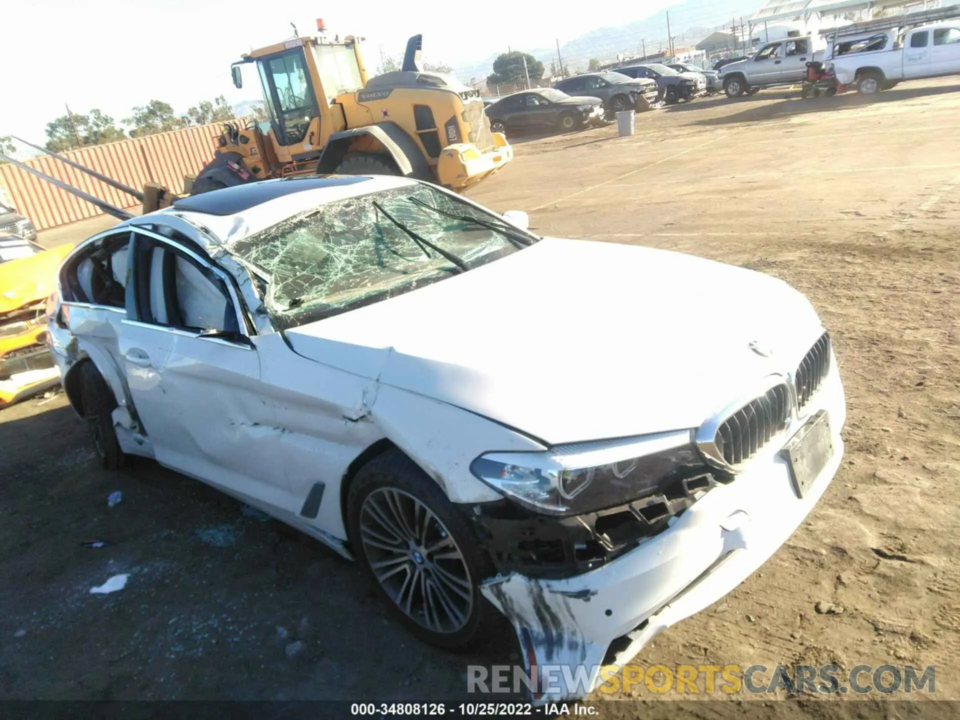 1 fotografías del automóvil dañado WBAJR3C09LWW76887 BMW 5 SERIES 2020