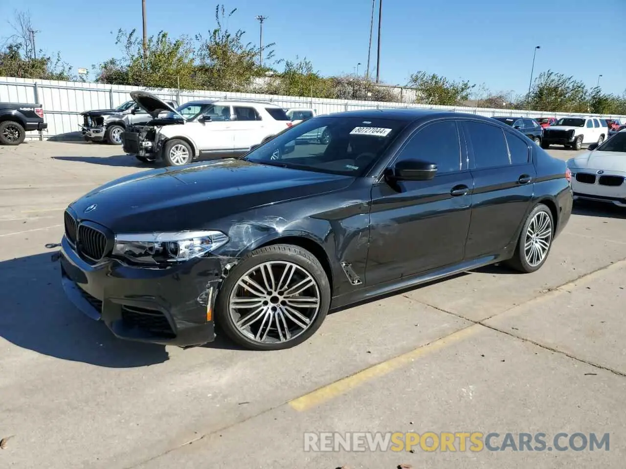 1 fotografías del automóvil dañado WBAJR3C09LWW79238 BMW 5 SERIES 2020