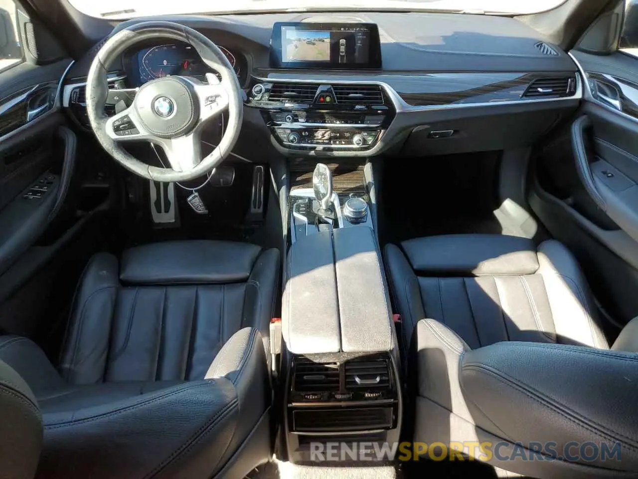 8 fotografías del automóvil dañado WBAJR3C09LWW79238 BMW 5 SERIES 2020
