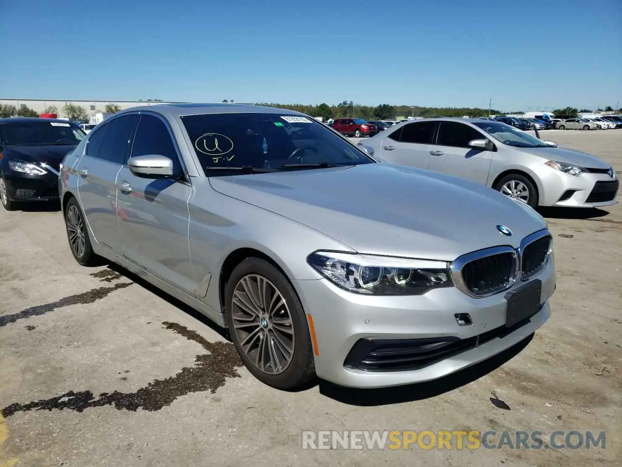 1 fotografías del automóvil dañado WBAJR3C0XLWW64229 BMW 5 SERIES 2020
