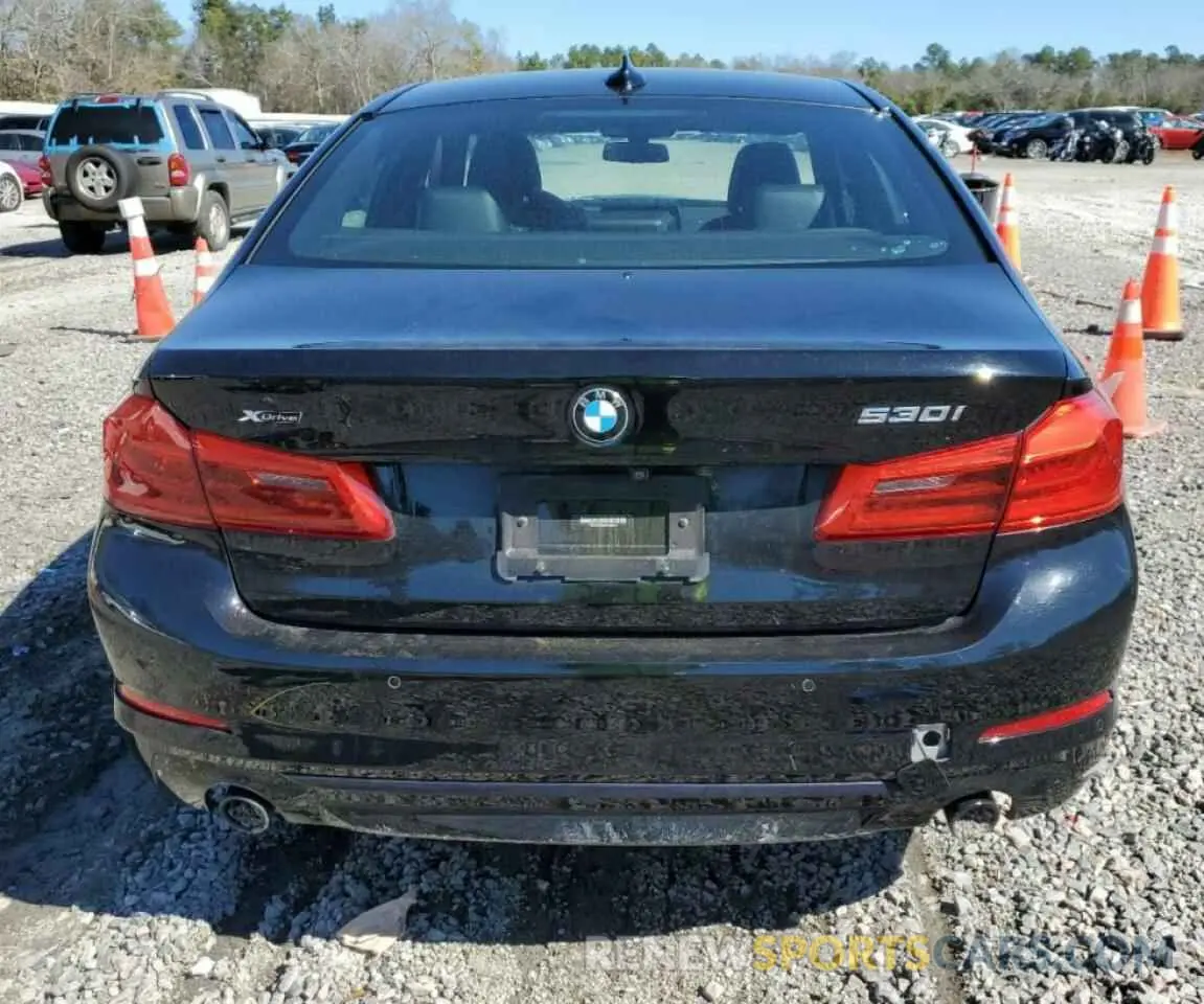6 fotografías del automóvil dañado WBAJR7C00LWW65414 BMW 5 SERIES 2020