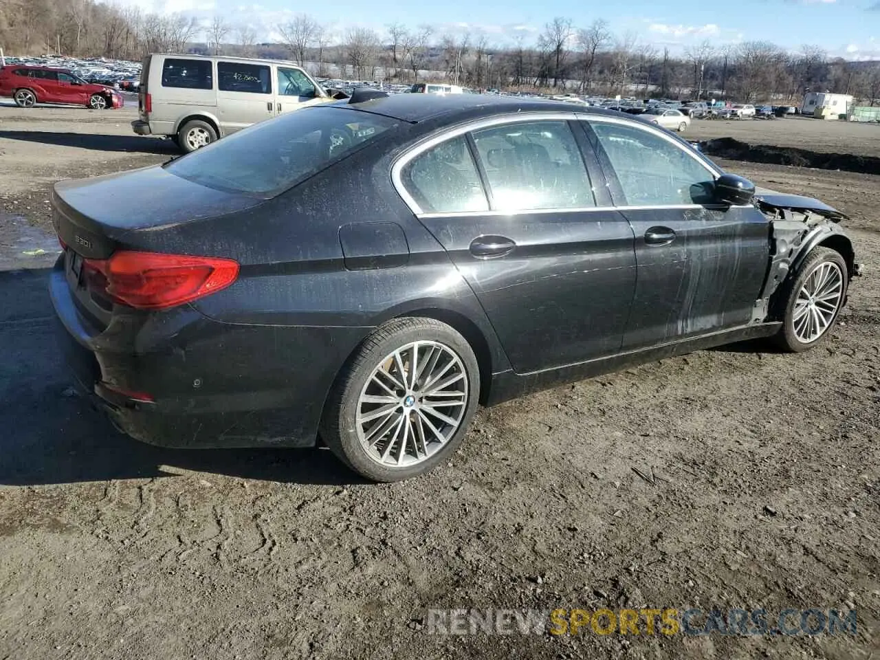 3 fotografías del automóvil dañado WBAJR7C01LBP96388 BMW 5 SERIES 2020