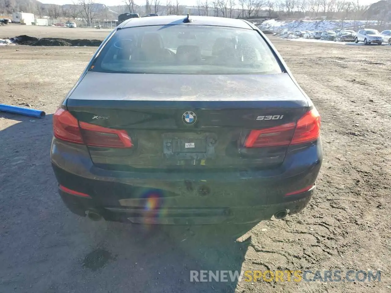 6 fotografías del automóvil dañado WBAJR7C01LBP96388 BMW 5 SERIES 2020