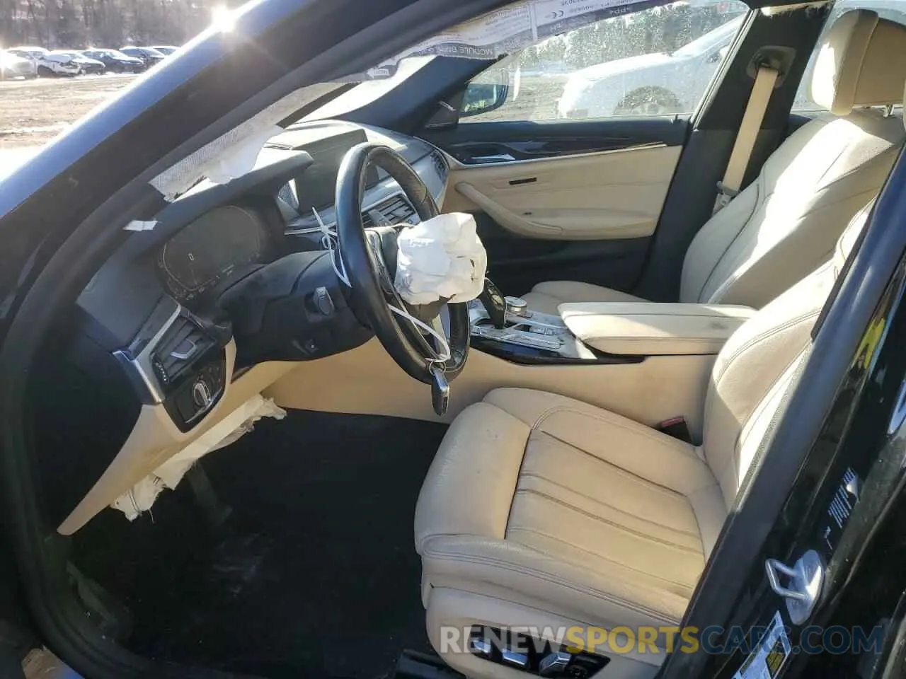 7 fotografías del automóvil dañado WBAJR7C01LBP96388 BMW 5 SERIES 2020