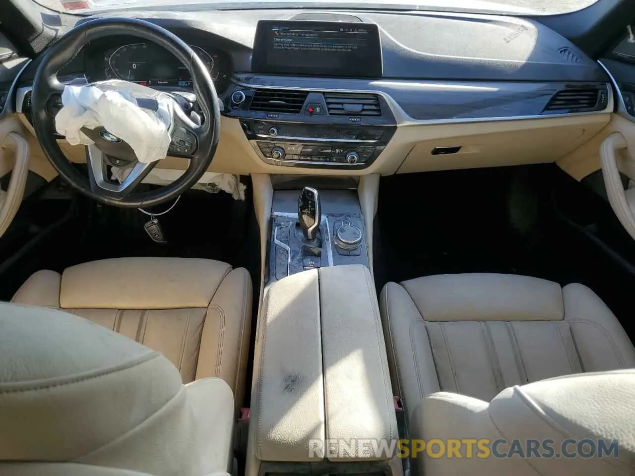 8 fotografías del automóvil dañado WBAJR7C01LBP96388 BMW 5 SERIES 2020