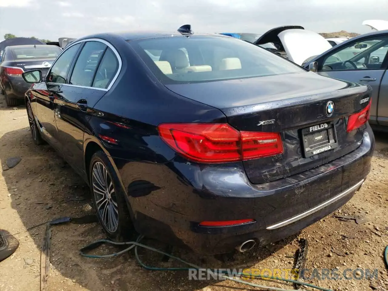 3 fotografías del automóvil dañado WBAJR7C03LBP96456 BMW 5 SERIES 2020