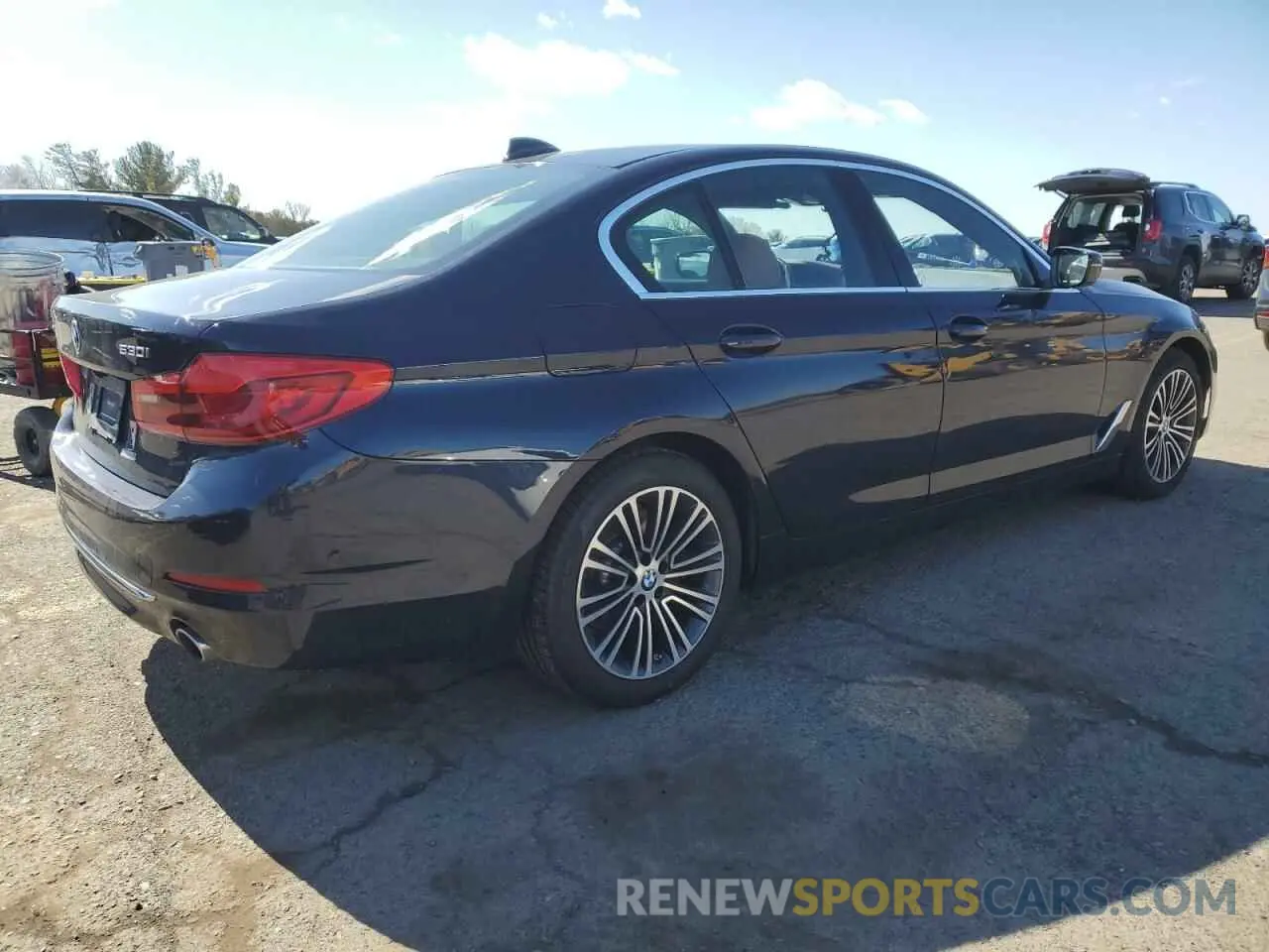 3 fotografías del automóvil dañado WBAJR7C03LCD68805 BMW 5 SERIES 2020