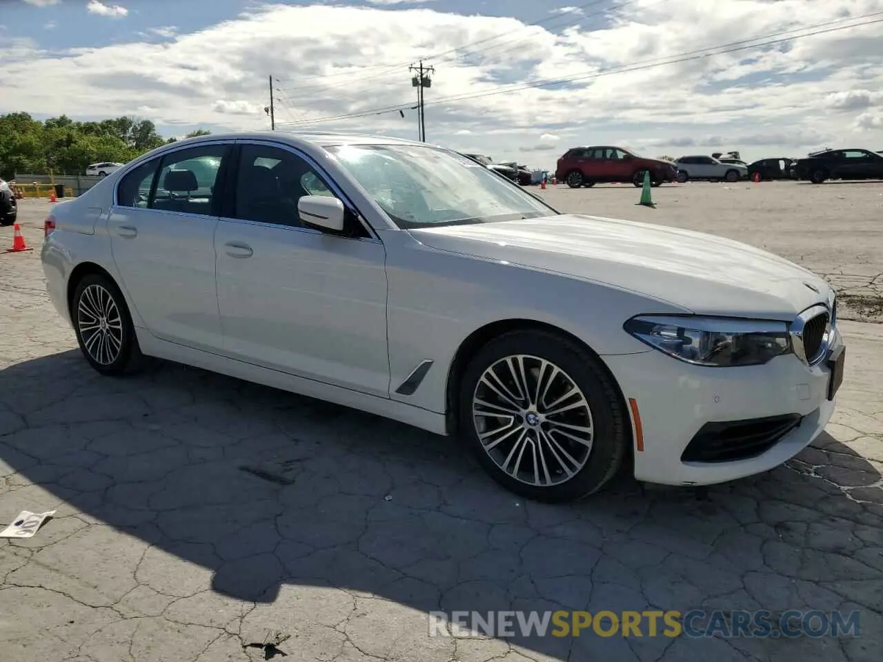 4 fotografías del automóvil dañado WBAJR7C04LWW64640 BMW 5 SERIES 2020