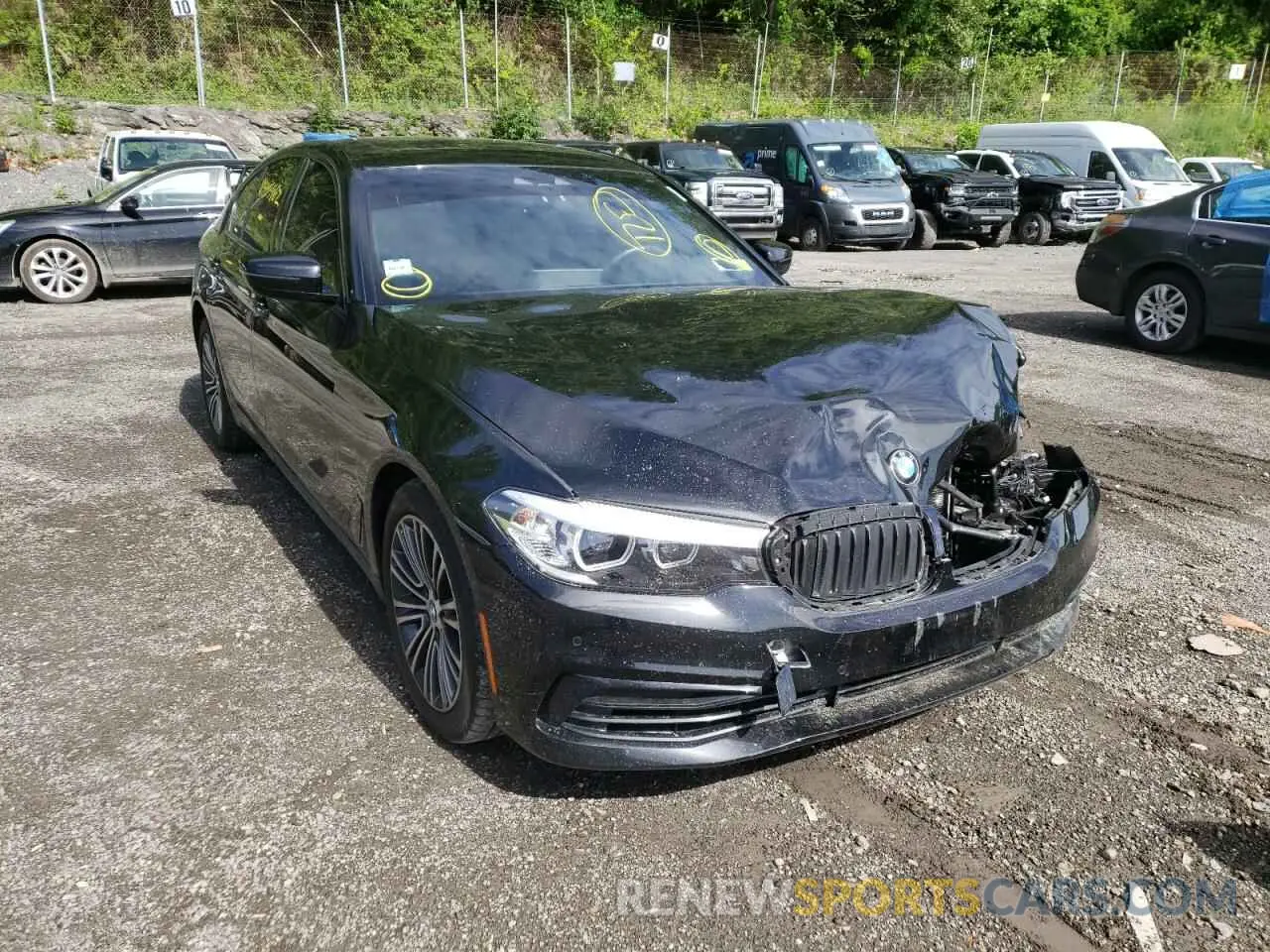 1 fotografías del automóvil dañado WBAJR7C04LWW74858 BMW 5 SERIES 2020