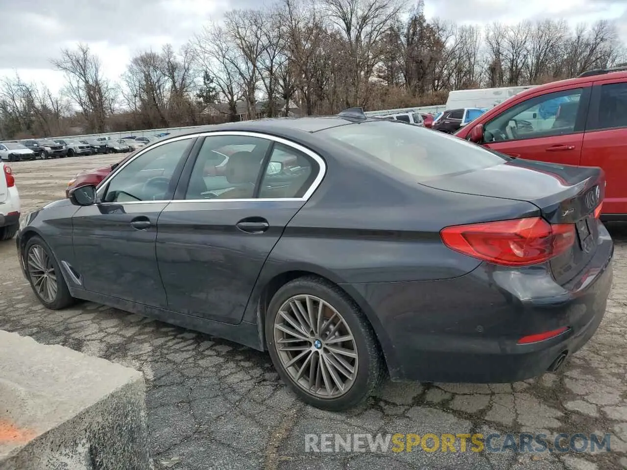 2 fotografías del automóvil dañado WBAJR7C05LWW63111 BMW 5 SERIES 2020