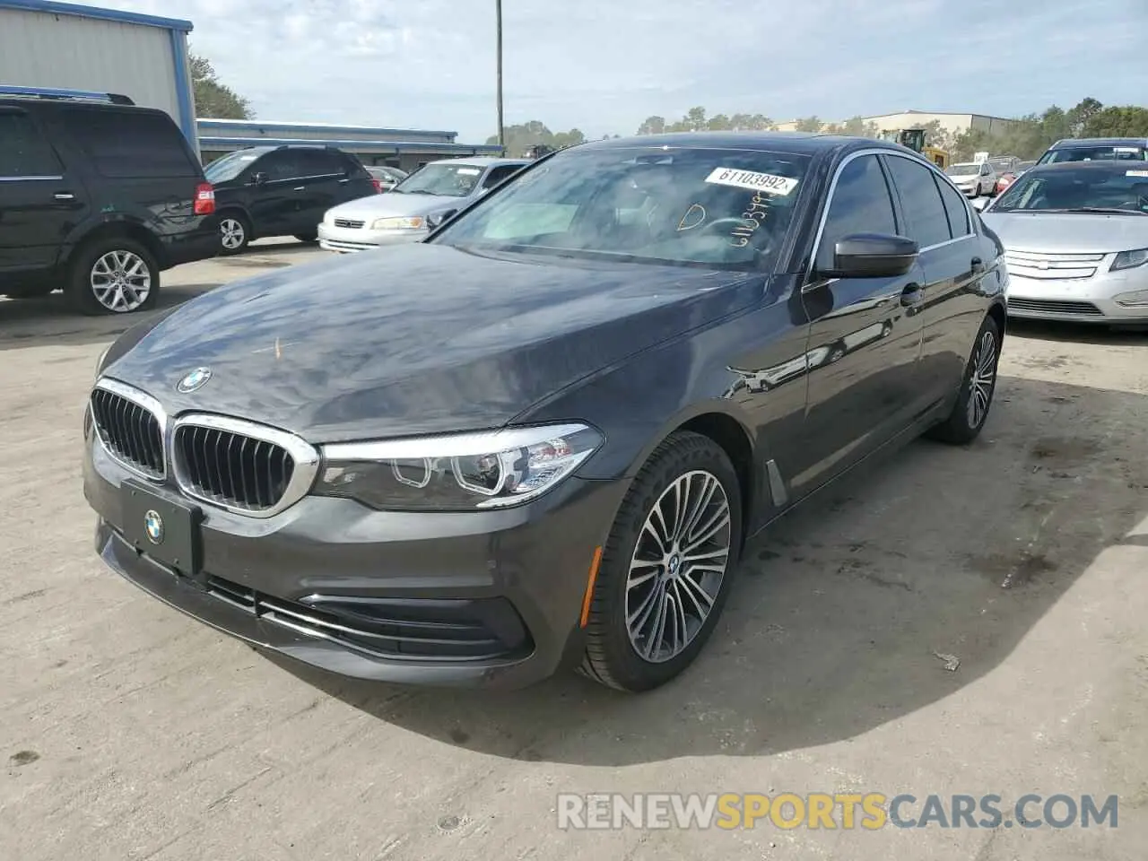 2 fotografías del automóvil dañado WBAJR7C06LCE14983 BMW 5 SERIES 2020