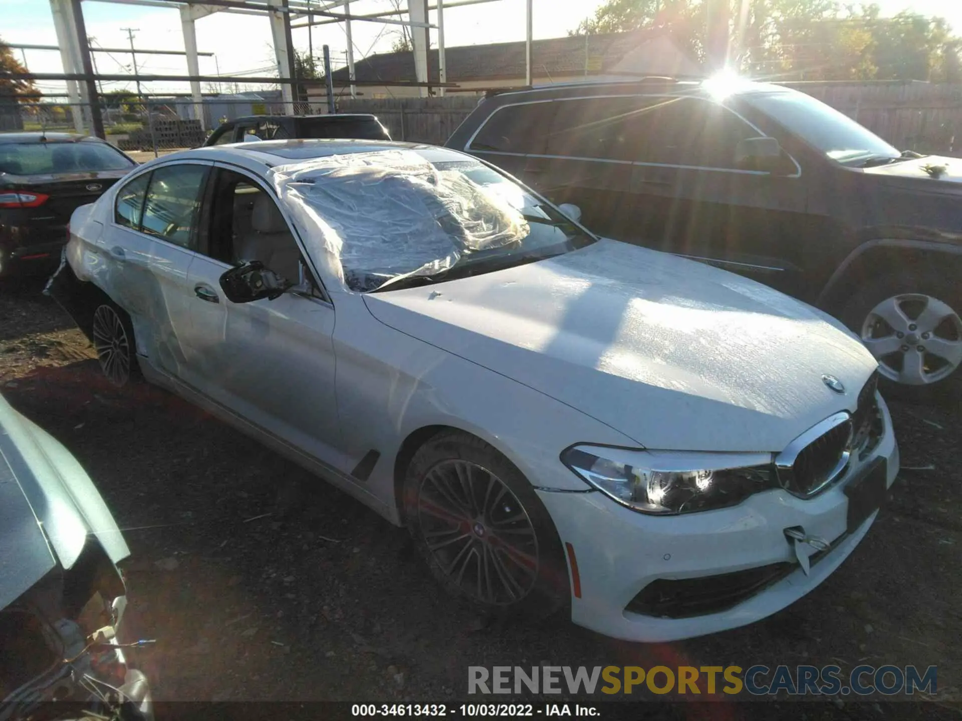 1 fotografías del automóvil dañado WBAJR7C06LWW62906 BMW 5 SERIES 2020