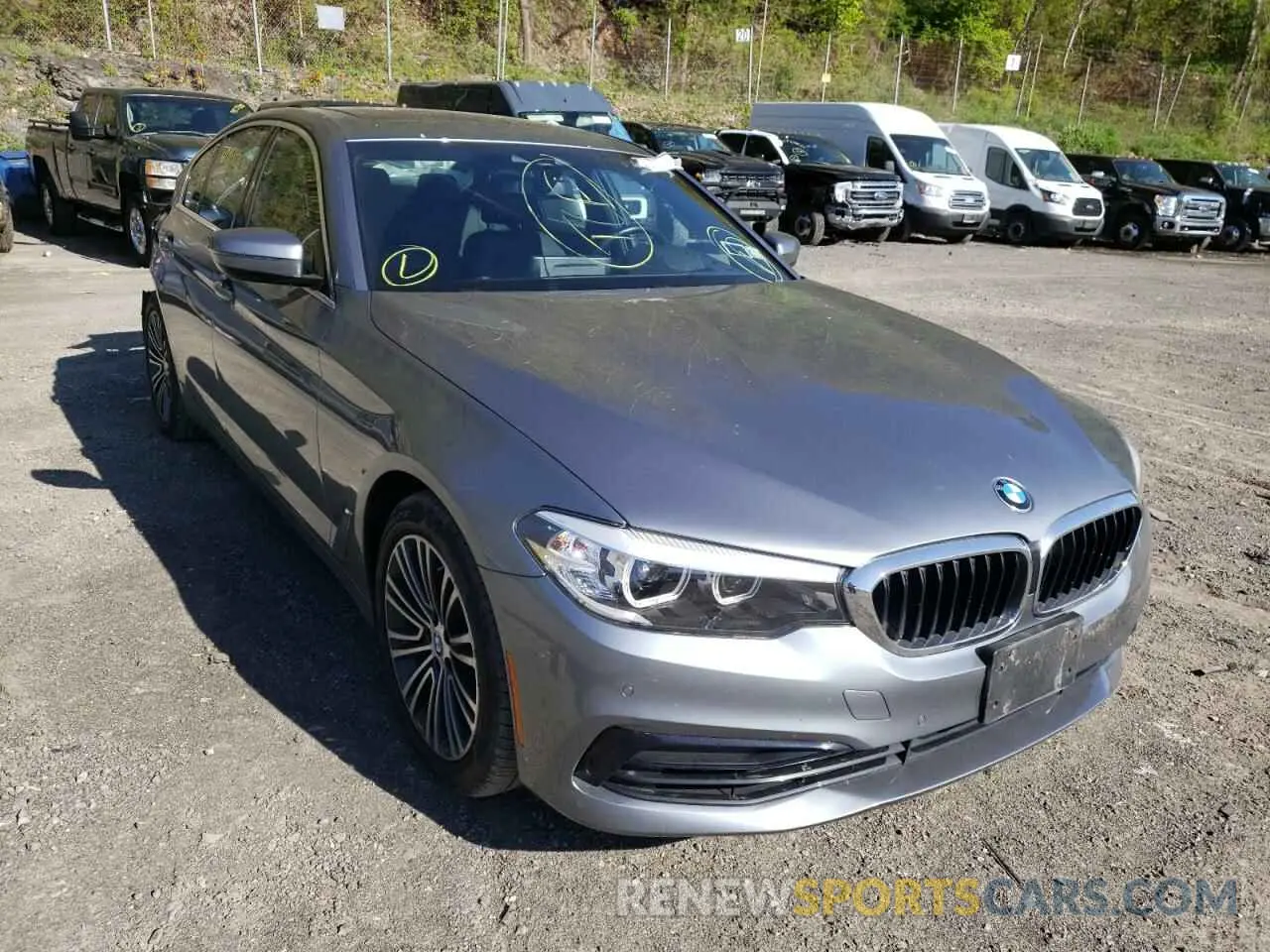 1 fotografías del automóvil dañado WBAJR7C08LCE07033 BMW 5 SERIES 2020