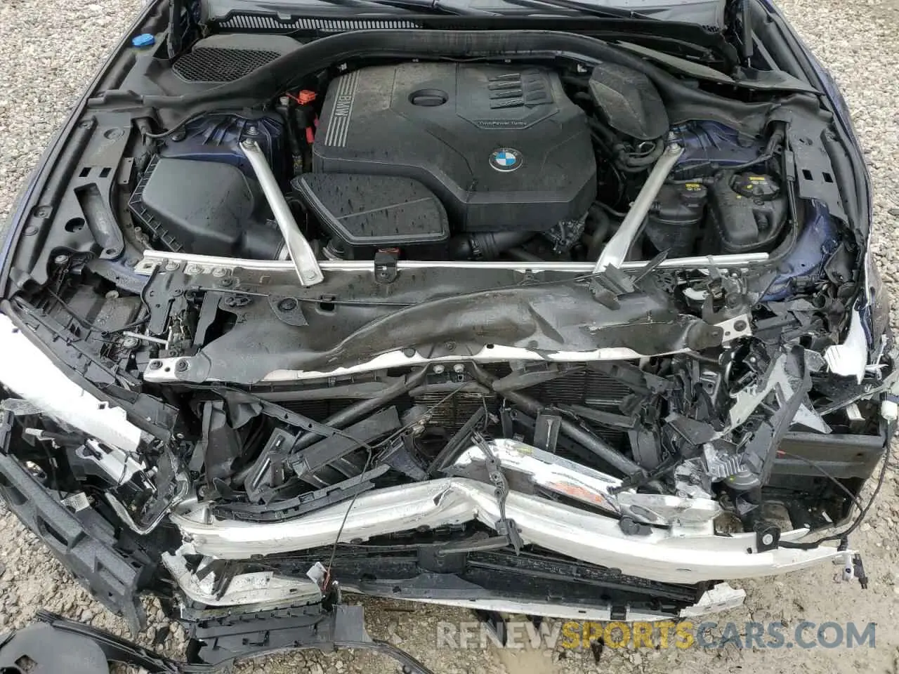 11 fotografías del automóvil dañado WBAJR7C08LCE56894 BMW 5 SERIES 2020