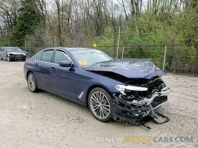 13 fotografías del automóvil dañado WBAJR7C08LCE56894 BMW 5 SERIES 2020