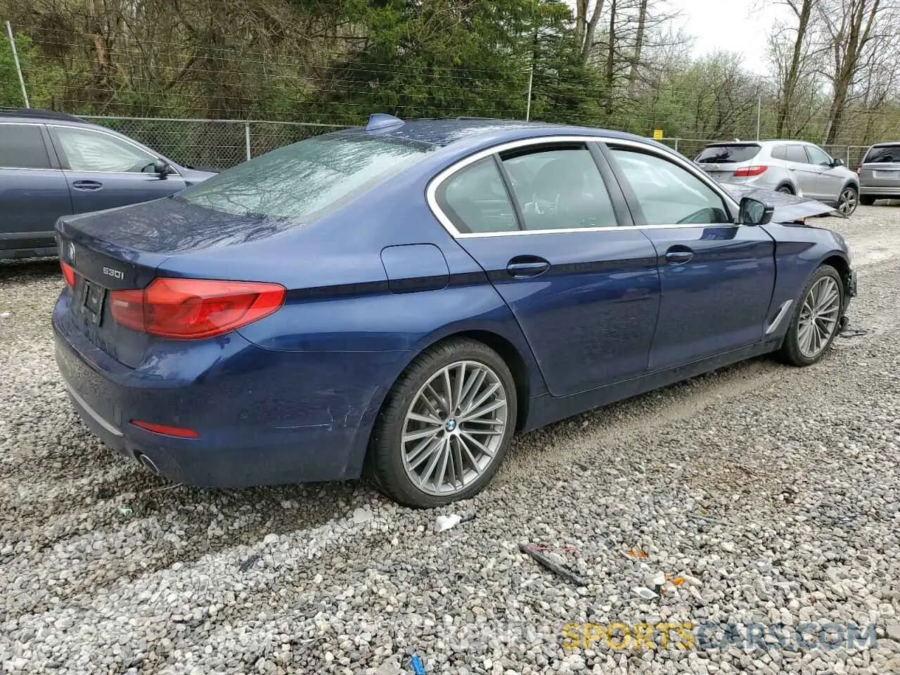 3 fotografías del automóvil dañado WBAJR7C08LCE56894 BMW 5 SERIES 2020