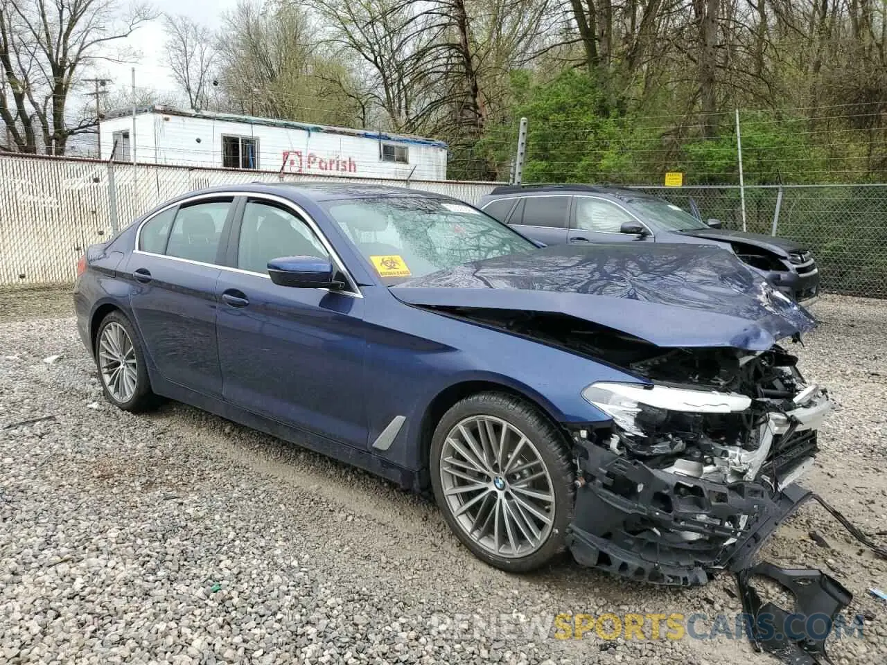 4 fotografías del automóvil dañado WBAJR7C08LCE56894 BMW 5 SERIES 2020