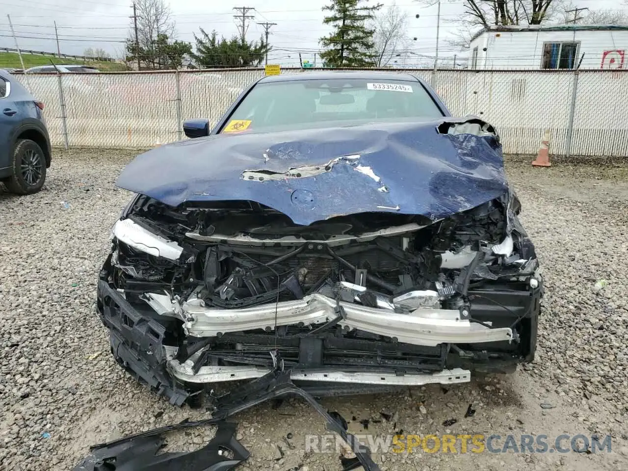 5 fotografías del automóvil dañado WBAJR7C08LCE56894 BMW 5 SERIES 2020