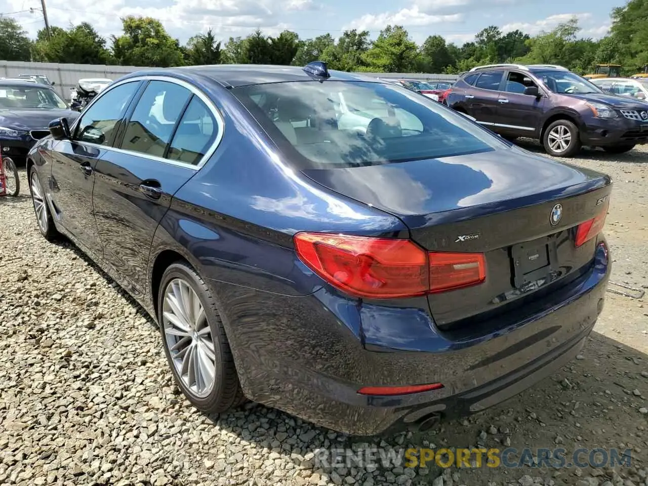 3 fotografías del automóvil dañado WBAJR7C09LCD78562 BMW 5 SERIES 2020
